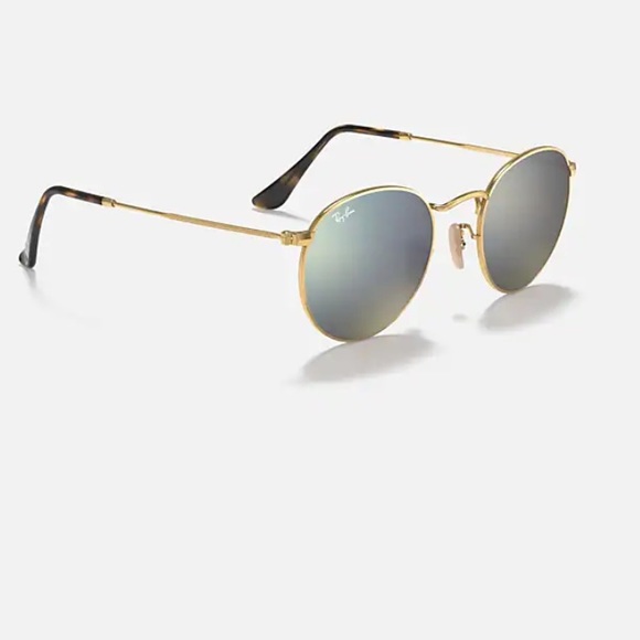Ray-Ban Round Mirrored Sunglasses - Picture 4 of 5